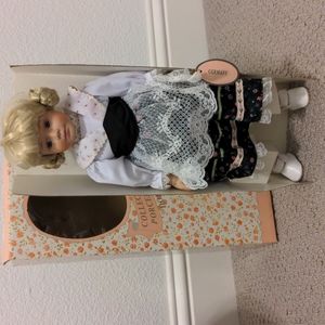 Collectible Porcelain Doll 16 in.